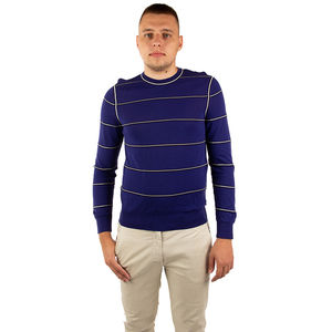 Z ZEGNA ANTIQUE WHITE, BLACK, PURPLE SWEATSHIRT | MENS SIZE M